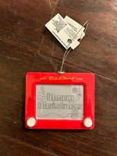 Etch A Sketch Magic Screen Miniature Christmas Tree Ornament NWT 2023