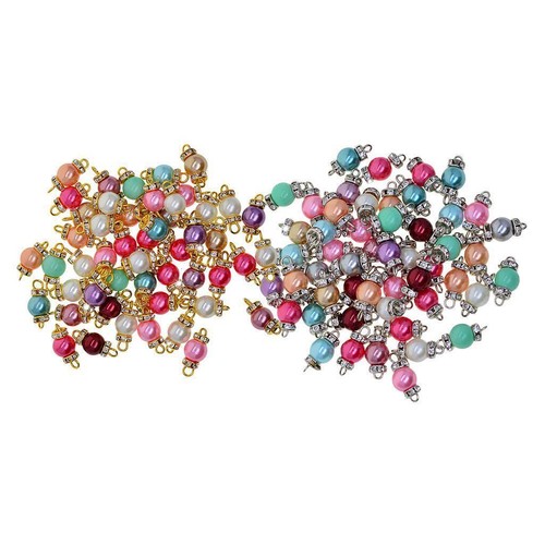 Lot De 10 Perles Strass Argenté : Perles Par Les Petit Bazar De Moon - Foto 8