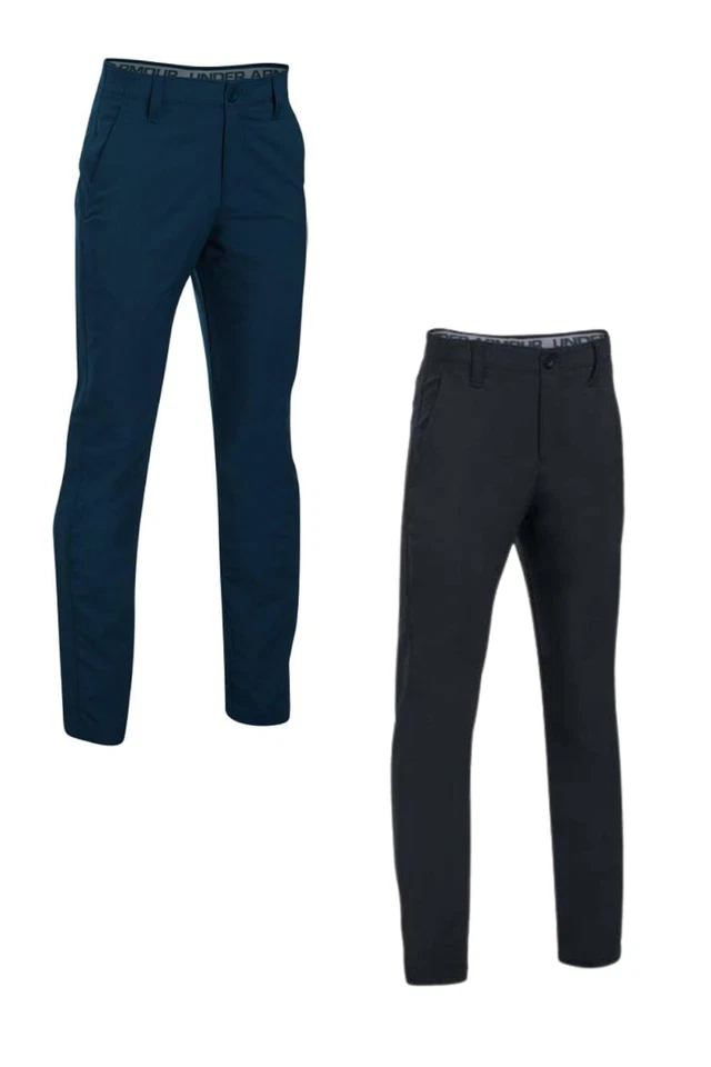 Jungen Under Armour Stretch Matchplay Golfhose, marine oder schwarz, NEU