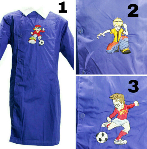 4 Grembiuli Impermeabili Per Bambini Con Maniche Lunghe E Tasche - Set Pittura E Cucina Per Bambini 5-8 Anni - Taffetà Poliestere 210D