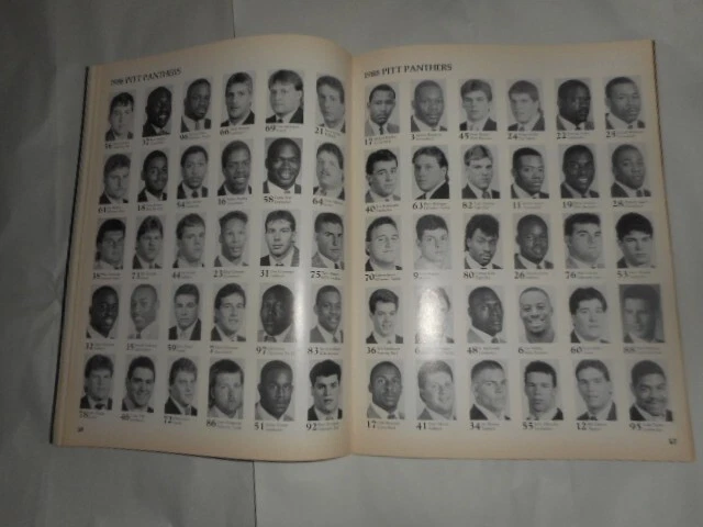 Vintage RARE Pitt Panthers vs Notre Dame October 8, 1988 Official Program - Image 4 of 4