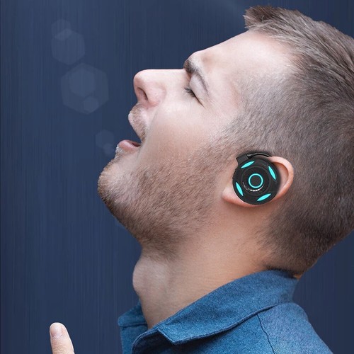 TWS True Wireless Earbuds Bluetooth 5.2 Earphones Stereo Bass Ear Hook Headset - Zdjęcie 3 z 16