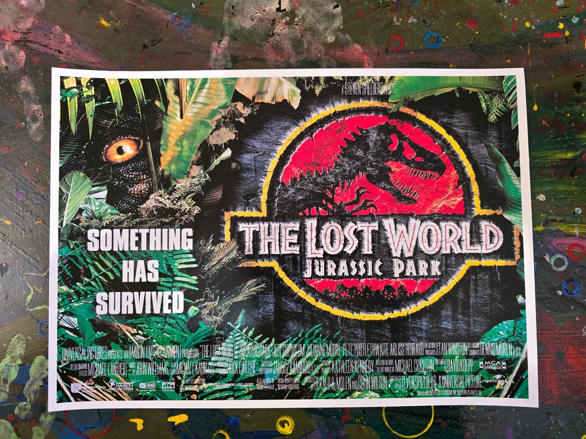 The Lost World Jurassic Park Movie Poster 11x15.5 Jeff Goldblum