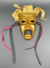 Wayne Kleski Theater Jester Mask Katherine's Collection Mardi Gras Ornament