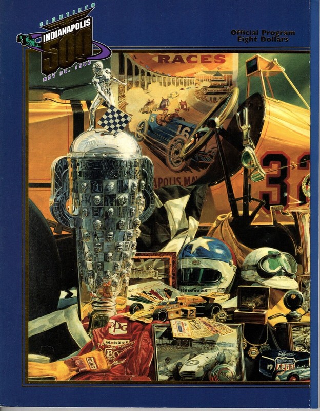 1996 INDY 500 PROGRAM INDIANAPOLIS MOTOR SPEEDWAY