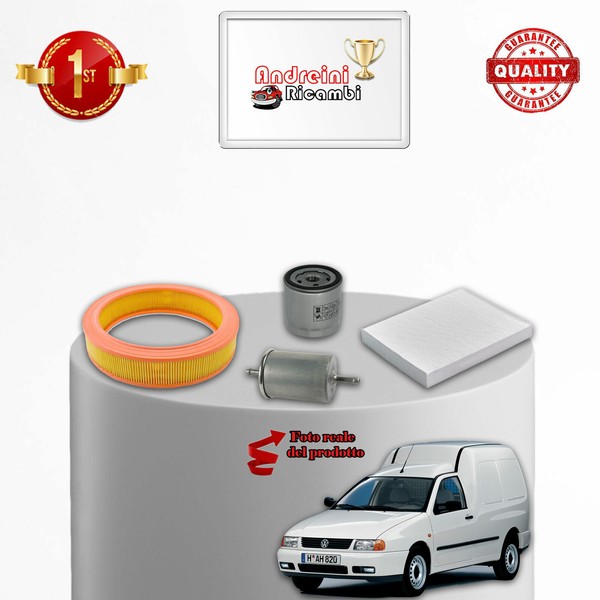 Set Service 4 Filter VW Caddy II 1.4 16V 55KW 75CV Von 2000-> 2004-image