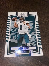 🏈2023 absolute JALEN HURTS (blue-foil/parallel) football card #28🏈 *Eagles*