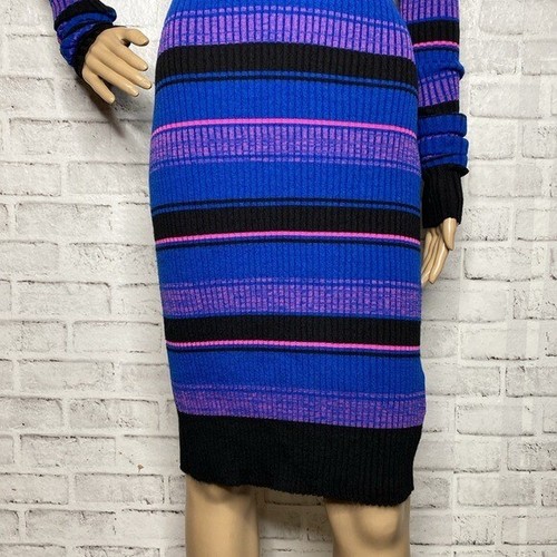 Maison Martin Margiela wool striped ribbed dress midi s small - Picture 9 of 10