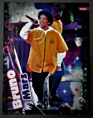 Bruno Mars - A4 Poster (ca. 21 x 28 cm) - US-amerikanischer R&B-Sänger #
