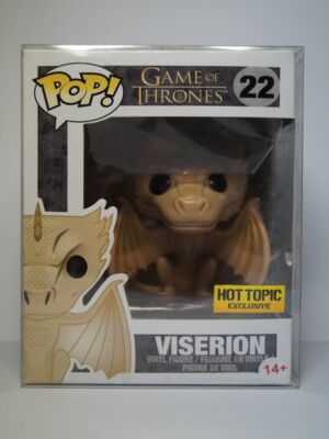 f90) Funko Pop Vinyl Figur Game of Thrones Viserion Hot Topic Exclusive #22 GOT 