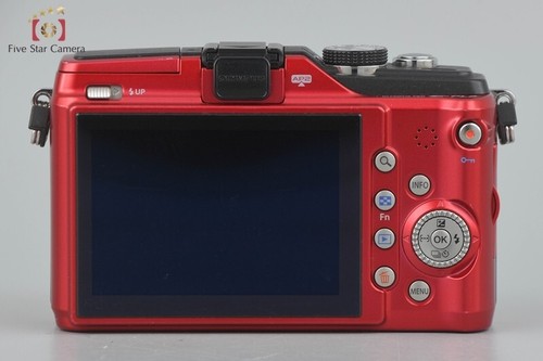 "Shutter count 5,822" Olympus PEN Lite E-PL2 Red 12.3 MP Digital Camera - Picture 7 of 14
