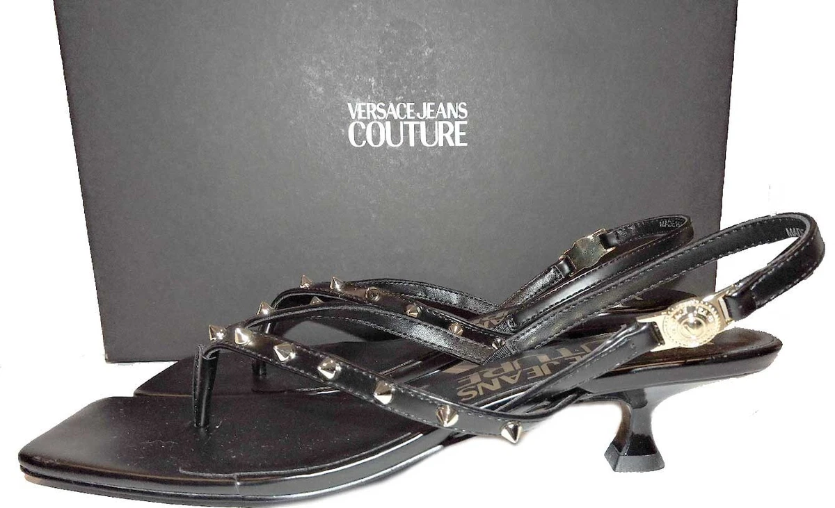 Versace studded heels sale