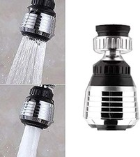 360 Rotate Swivel Water Saving Tap Aerator 8.6 x 3.7 x 1.4 inches, Black