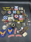 HUGE MILITARY SURPLUS LOT - MEDALS - PINS - PATCHES - WW2 to MODERN. ML