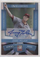 2010 Donruss Elite Extra Edition 379/640 Jimmy Nelson #41 Auto 4m3