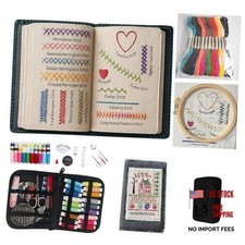2026 New Embroidery Stitch Book Kit, All-in-One Embroidery Stitch Books and