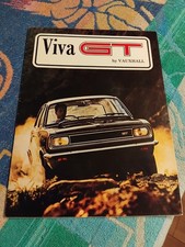 Vauxhall Viva GT 1968 Brochure Poster Very Good Condition GM DTV FREE POST 2.0