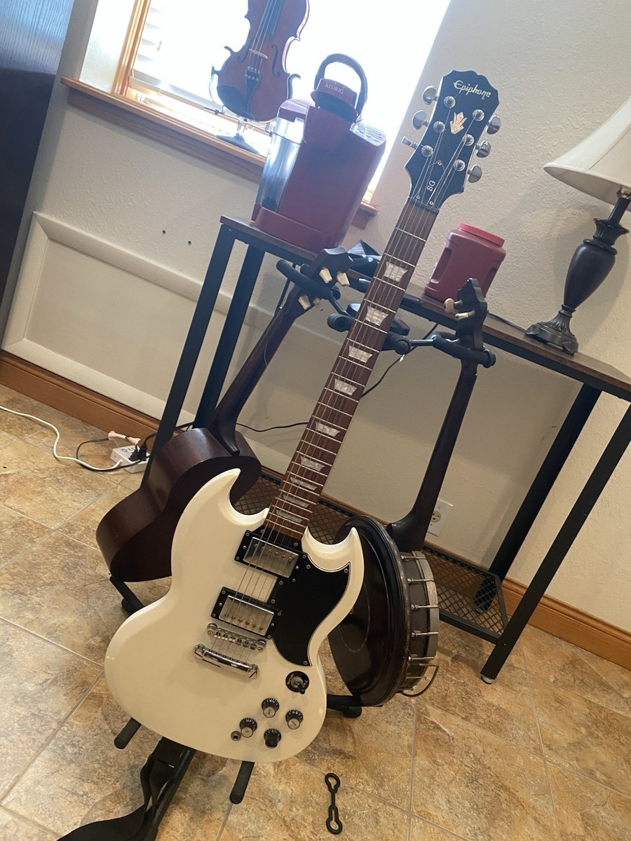 (本日限定値下げ)Epiphone SG Standard ホワイト Epiphone SG Standard Classic White Limited Edition Custom