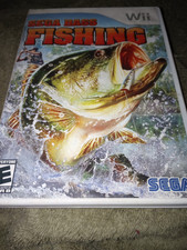 SEGA Bass Fishing (Nintendo Wii, 2008) E Rating, Manual Included, NTSC-U/C