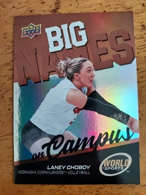 2026 Upper Deck World of Sports Laney Choboy #BNC-LC Copper Big Names on Campus