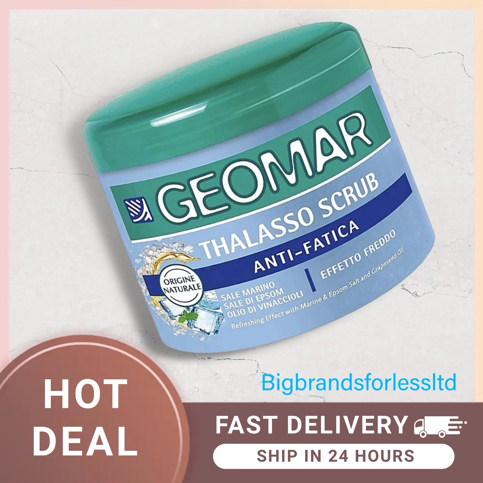 GEOMAR Body Scrub Aromatherapy 600g Salt Scrub - Image 2
