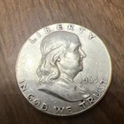 1963 Franklin Half Dollar Full Bell Lines Actual Coin.