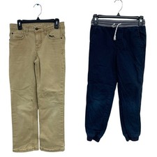 2 Cat  Jack Boys Size 10 Stretch Adjustable Waist Straight Jeans Joggers