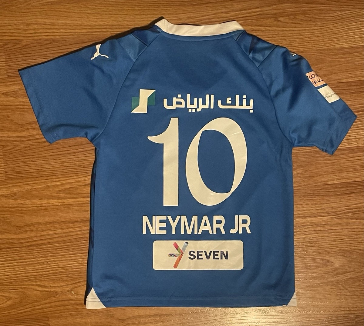 2024 Puma Al Hilal Home Soccer Jersey Neymar Junior Youth S Brazil
