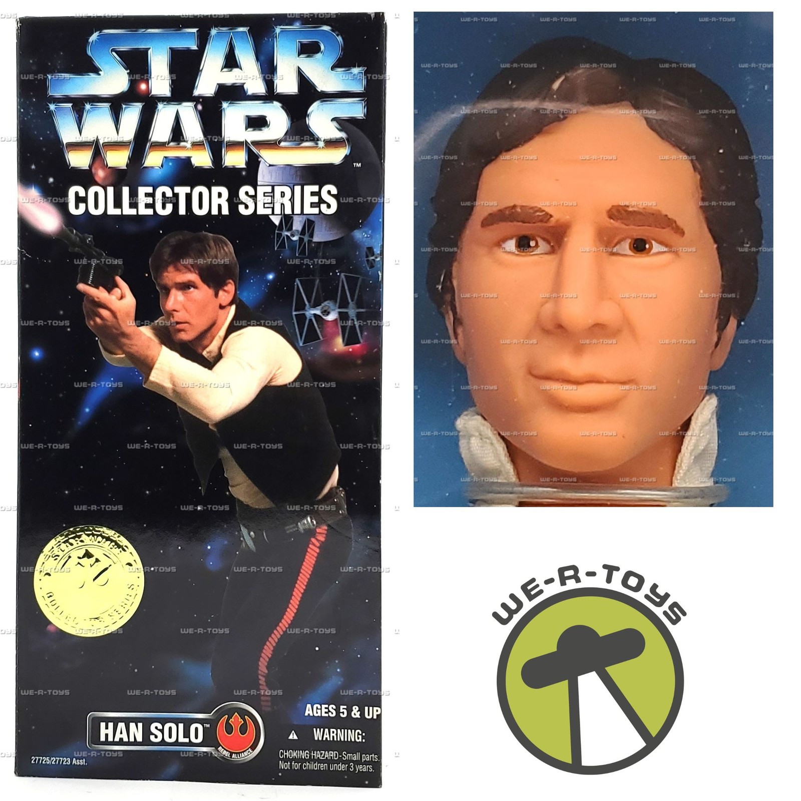 Star Wars Collector Series Han Solo 12 inch Action Figure 1996 Kenner #27723