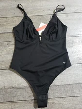 Popilush Shapewear Bodysuit Women Tummy Control Shapewear Deep V Thong Sz M