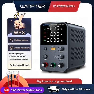 WPS 0-30V 60V 0-5A 10A Adjustable Lab DC Power Supply Veriable Bench Switching