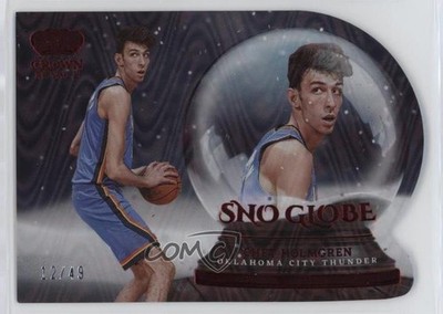 2022-23 Panini Crown Royale Sno Globe Red 12/49 Chet Holmgren #16 Rookie RC ez6