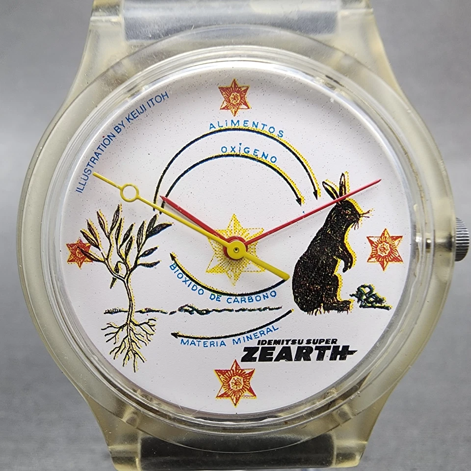 Reloj Citizen Idemitsu Super Zearth Hombre 34mm Esfera Blanca Transparente Redondo Batería Nueva Foto 2 de 4