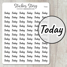 Today Planner Stickers