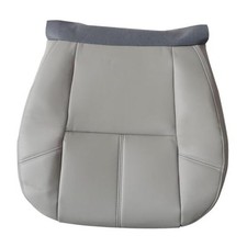 Front Driver or Passenger Side Bottom Leather Replacement Seat Cover Gray