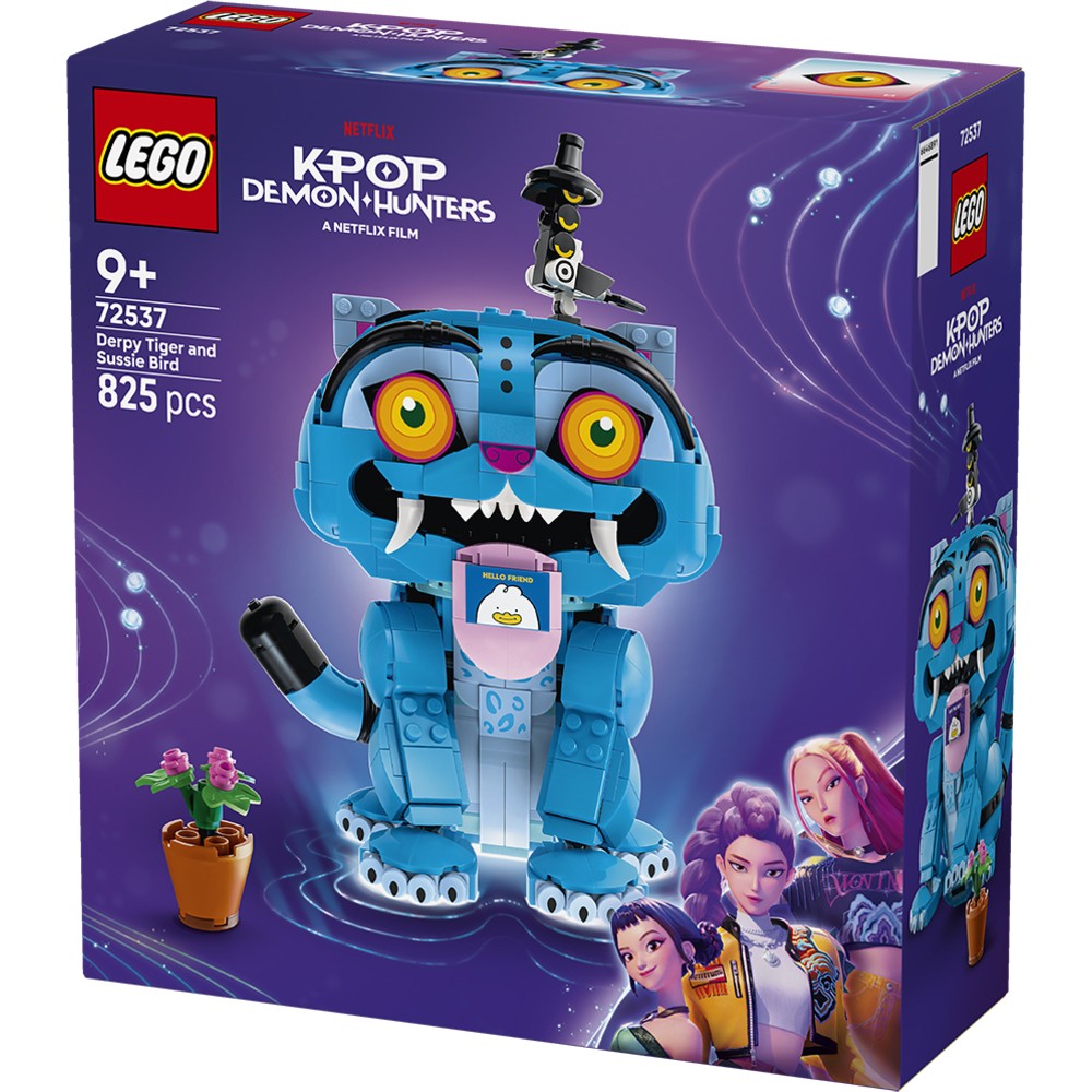 LEGO KPop Demon Hunters Derpy Tiger & Sussie Bird Buildable Set 72537 PRE-ORDER