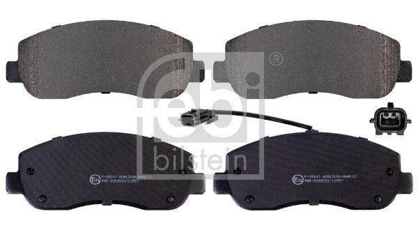 NEU - Febi Bilstein 16845 Bremsbelagsatz, Scheibenbremse Passend FüR Nissan-image