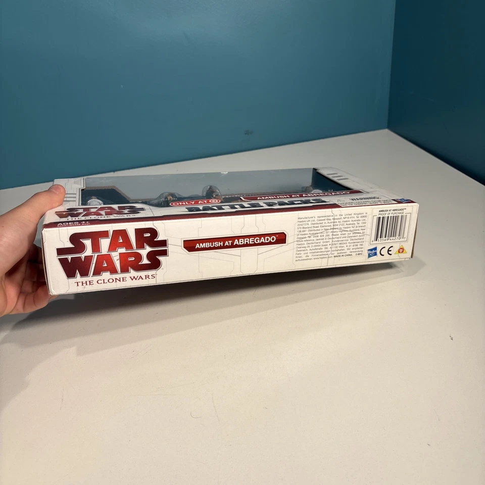 Star Wars The Clone Wars Ambush at Abregado Battle Packs 2009 Objetivo sellado Excl Foto 3 de 4