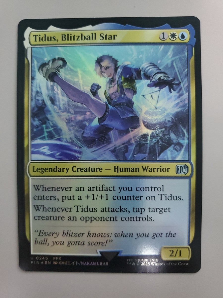 MTG Tidus, Blitzball Star Final Fantasy Foil Uncommon | eBay