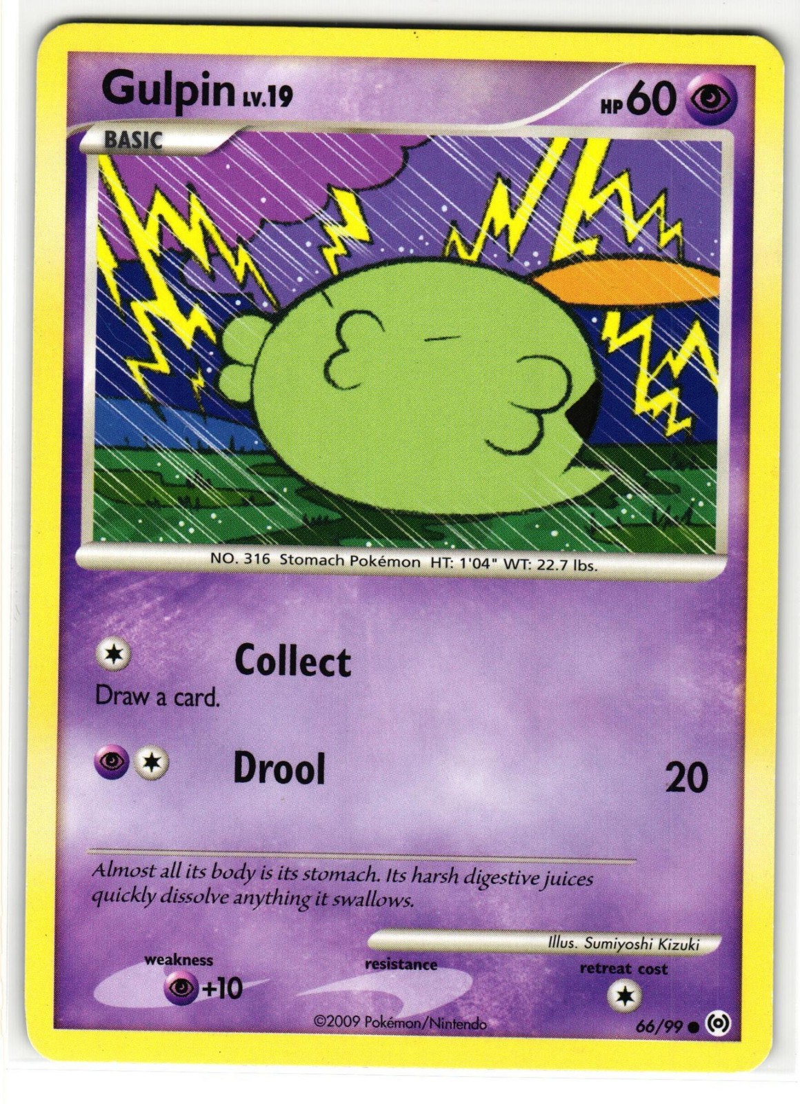 GULPIN 66/99 ARCEUS ENGLISH POKEMON TCG