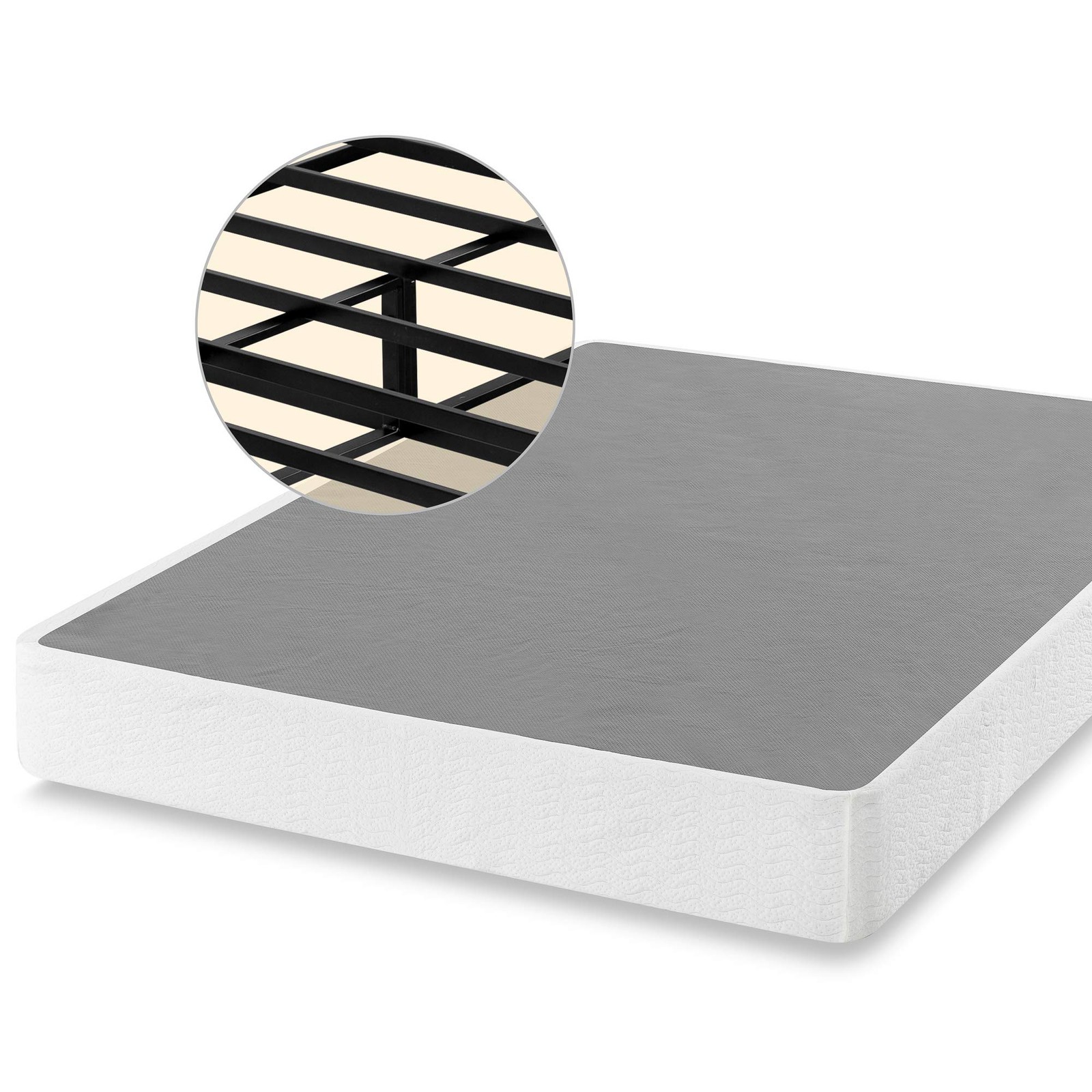 ZINUS 9 Inch Metal Smart Box Spring Mattress Foundation Stro