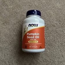 NOW FOODS Pumpkin Seed Oil 1000 mg 100 Softgels