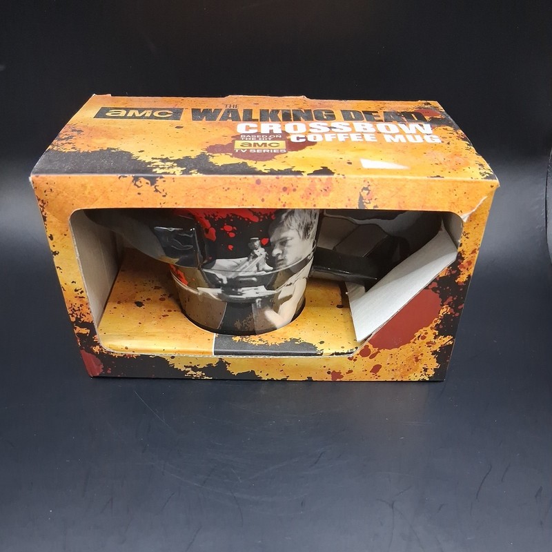 The Walking Dead Daryl Dixon Crossbow Coffee Mug AMC Brand New in Box!