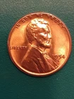 1954-S Lincoln Wheat GEM BRILLIANT RED UNCIRCULATED SEE PICS NICE COIN