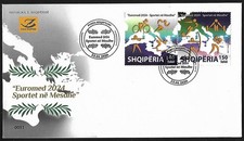 ALBANIA 2024 - " Euromed, Sports in the Mediterranean " - FDC SET