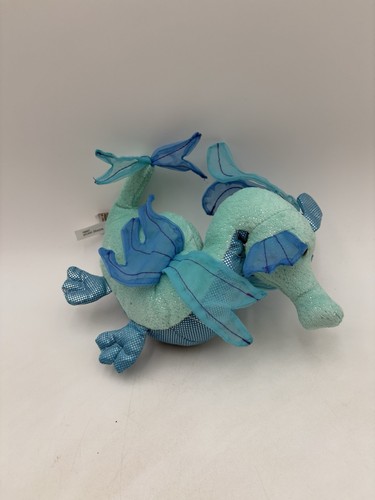 Webkinz Splash Dragon No Code Tags Blue Stuffed Toy Virtual Pet - Picture 4 of 8