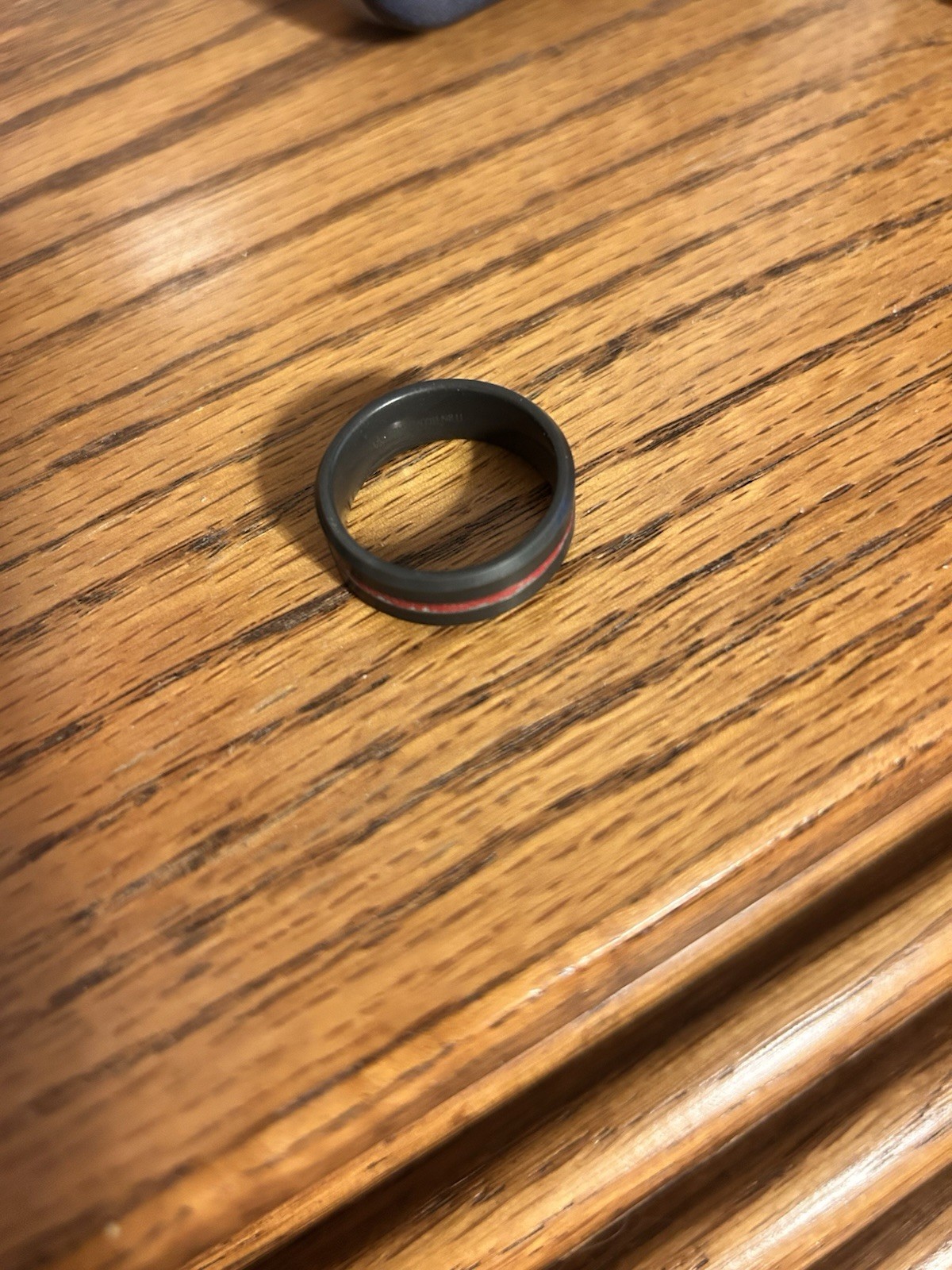 Red inlay Ring - image 1