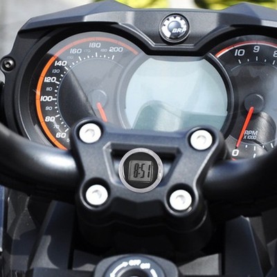 Motorrad Digitaluhr Wasserdicht Stick-on Dashboard Auto Uhr Auto Mini Uhr