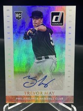 Trevor May 2015 Donruss Signature Series Rookie Autograph Phillies Twins
