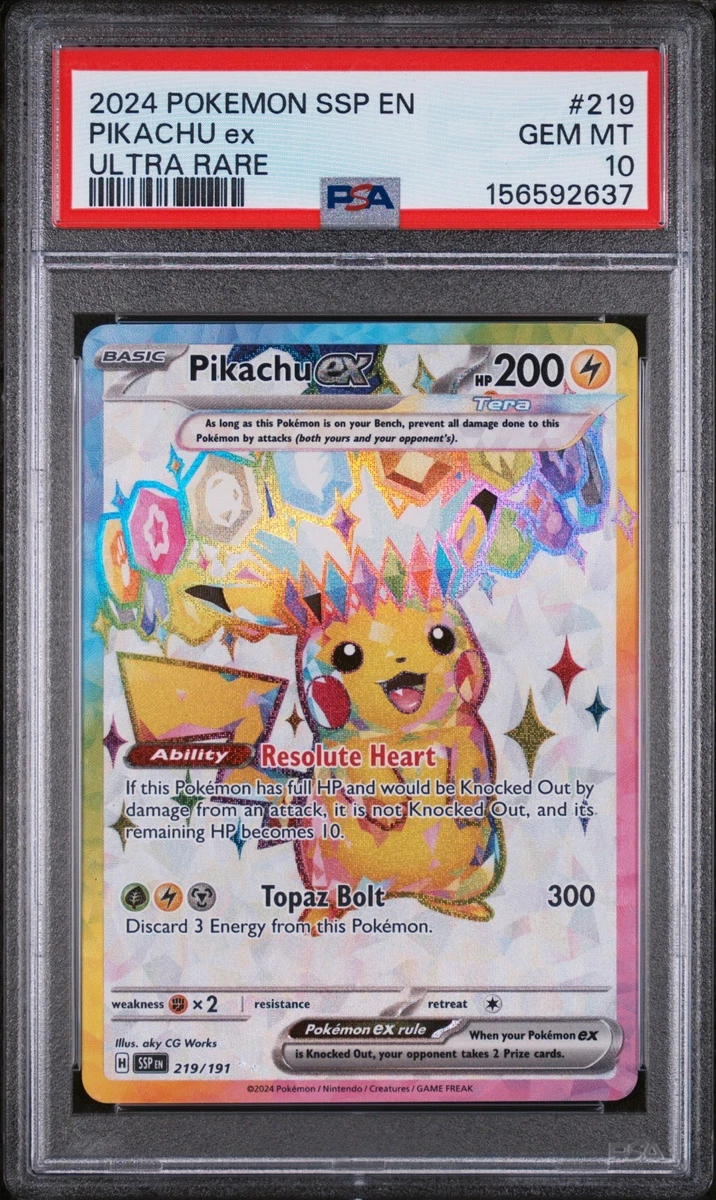 Pikachu Ex Pokémon TCG Cards for sale | eBay